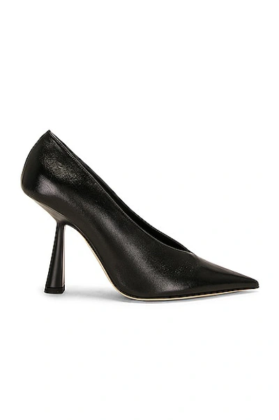 Jimmy Choo Maryanne 100 Leather Pump In Black