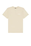 Jacquemus Le T-shirt Sand Cotton T-shirt In Beige