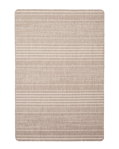 Ecarpet Cabana Textured Anti-slip Mat In Taupe