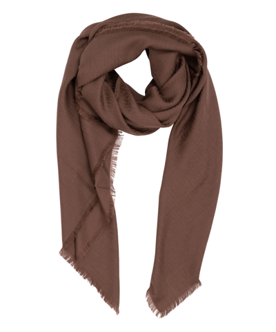 Moschino Wool Stole In Brown