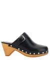 Isabel Marant Titya Leather Clog In Black