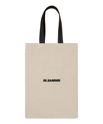 Jil Sander Tote Bag In Beige