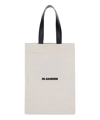 Jil Sander White White Logo Large Tote In White