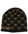 MOSCHINO DOUBLE QUESTION MARK BEANIE,65328M2803003