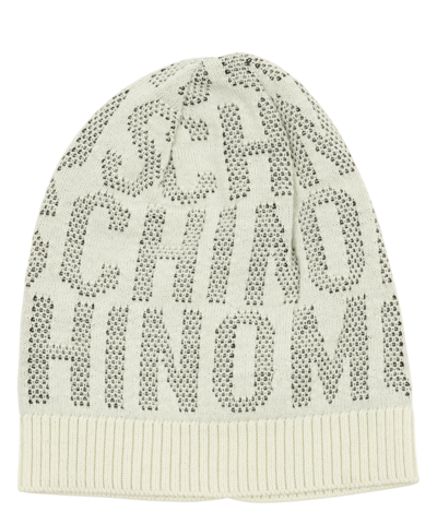 Moschino Beanie In White