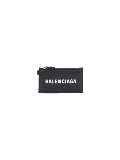Balenciaga Strap Cardholder In Black  