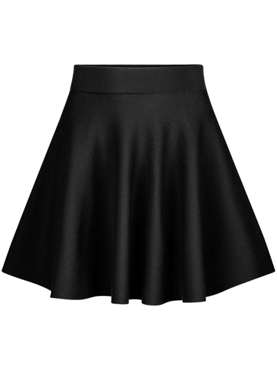 Nina Ricci High-rise Skater Miniskirt In Black  