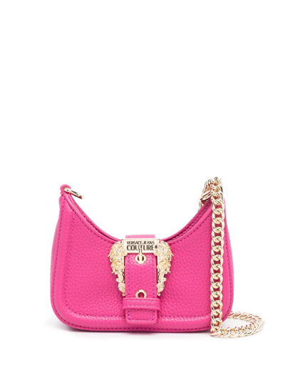 Versace Jeans Couture Couture Barocco-buckle Mini Bag In Pink