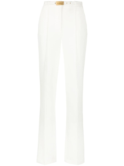 Elisabetta Franchi High-waisted Tailored Trousers In 360