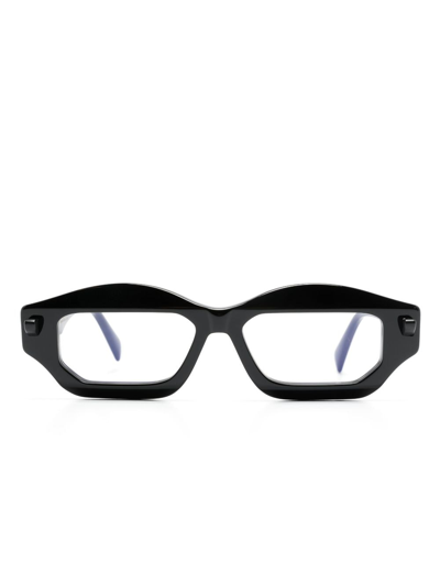 Kuboraum Q6 Geometric-frame Glasses In Schwarz