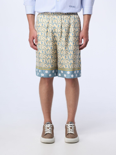 VERSACE SHORTS IN SILK,388714011