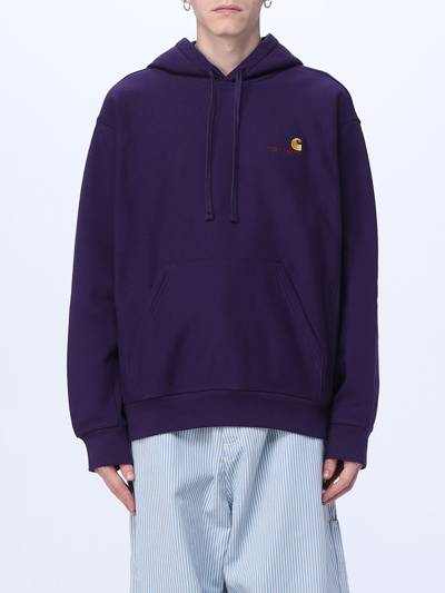Carhartt Sweatshirt  Wip Men Color Burgundy In Violet