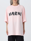 Marni T-shirt  Woman Color Pink In Nude & Neutrals