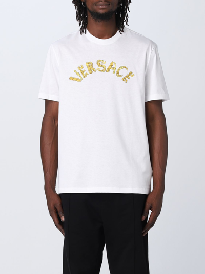 Versace T恤  男士 颜色 白色 In White
