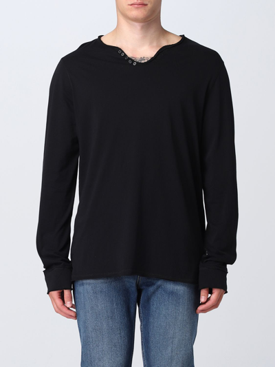 Zadig & Voltaire Man T-shirt Black Size Xs Cotton