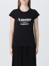 Zadig & Voltaire Amour Toujours Cotton Graphic Tee In Black