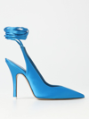 Attico Turquoise Venus Slingback 105 Pumps In Blue