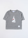 THOM BROWNE COTTON T-SHIRT,E50556020