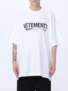 VETEMENTS T恤 VETEMENTS 男士 颜色 白色,E50582001