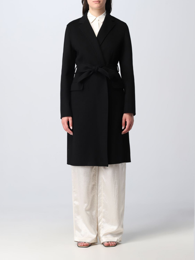 Theory Belt Coat In Black
