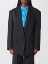 Attico Glen Blazer In Black