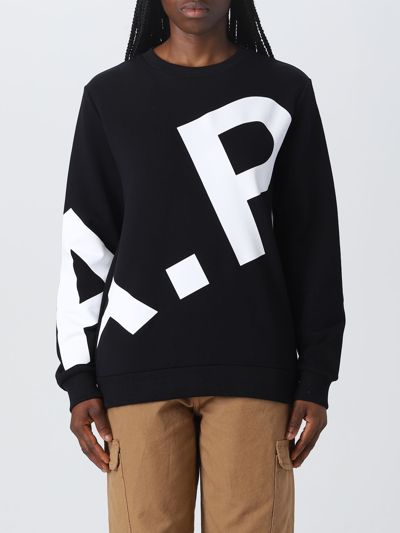 Apc Sweatshirt A.p.c. Woman Colour Black