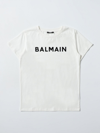 Balmain T-shirt  Kids Kinder Farbe Ivory