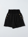 Balmain Shorts  Kids Kinder Farbe Schwarz In Black