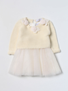 Monnalisa Babies' Strampler  Kinder Farbe Yellow Cream