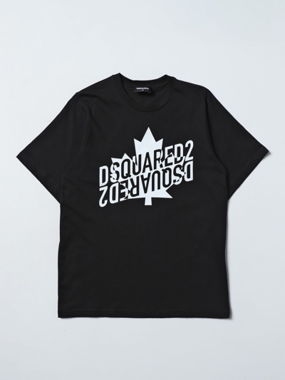 Dsquared2 Junior Kids' T-shirt  Kinder Farbe Schwarz In Black