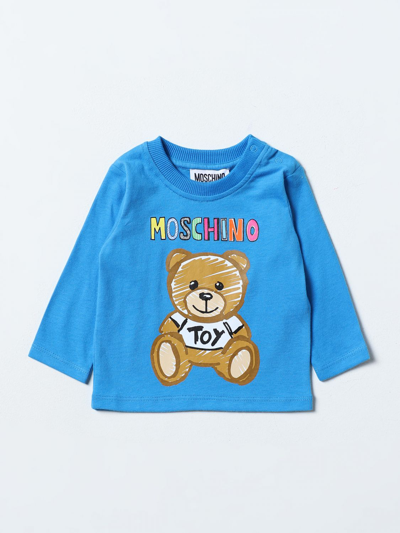 Moschino Baby Top  Kids In Gnawed Blue