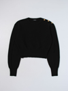 BALMAIN SWEATER BALMAIN KIDS COLOR BLACK,E52944002