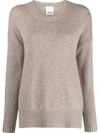 Allude Grey Cashmere Sweaters