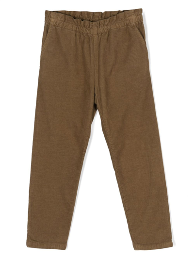 Bonpoint Kids' Fetiche Corduory Trousers In Taupe