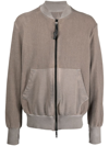 ISAAC SELLAM EXPERIENCE EXPOSED-SEAM ZIP-UP BOMBER JACKET