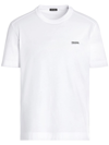Zegna Versatile Crew Neck T-shirt In White