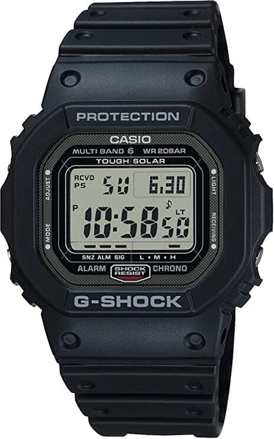 Pre-owned G-shock Casio  Gw-5000u-1jf Gw-5000 Solar Radio Digital Men Watch Black Japan