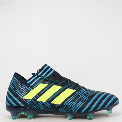 Pre-owned Adidas Originals Adidas Nemeziz 17.1 Fg Soccer Shoes Blue Black Mens Size 13 With Bag Bb6078 In Multicolor