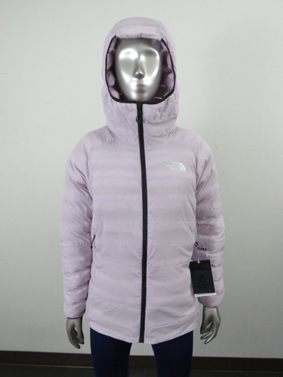 Pre-owned The North Face Womens  Summit Breithorn 50/50 Down Hoodie Insulated Jacket - Fog In Purple