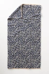 Anthropologie Lola Leopard Towel Collection In Blue