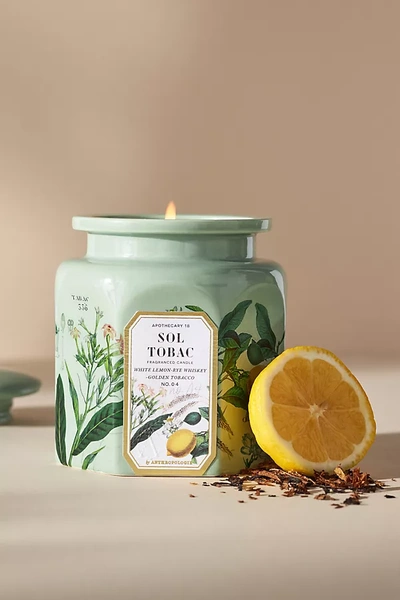 Apothecary 18 By Anthropologie Apothecary 18 Sol Tabac Ceramic Jar Candle