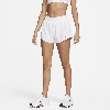 Nike Dri-fit Ultra High Waist 3-inch Brief-lined Shorts In White