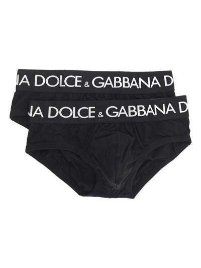 Dolce & Gabbana Bipack Brando Brief In Black