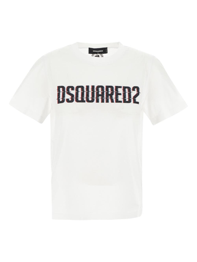 Dsquared2 Logo印花棉t恤 In 100