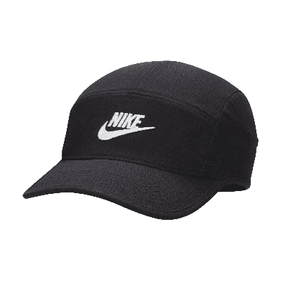 Nike Unisex Fly Unstructured Futura Cap In Black
