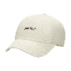 Nike Unisex Club Unstructured Jdi Cap In Coconut Milk/black