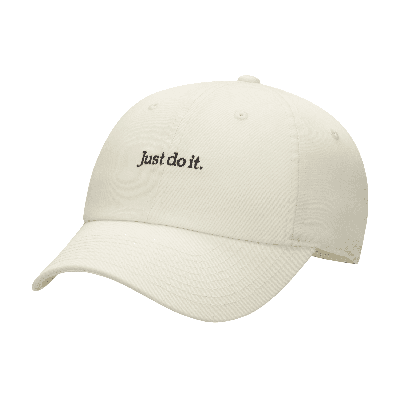 Nike Unisex Club Unstructured Jdi Cap In White