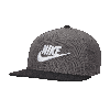 Nike Unisex Dri-fit Pro Structured Futura Cap In Grey