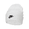 Nike Unisex Peak Tall Cuff Futura Beanie In White