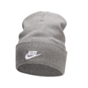 Nike Unisex Peak Tall Cuff Futura Beanie In Grey